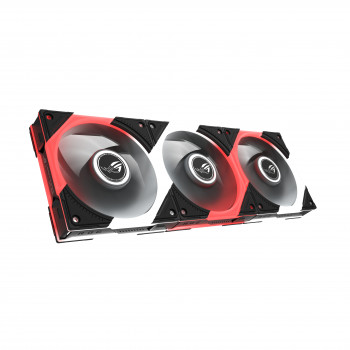 ASUS ROG Eurux GR120 ARGB 120mm korpusa ventilators 3-in-1 komplekts, melns