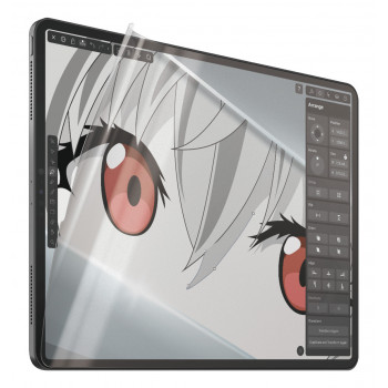 PanzerGlass GraphicPaper ekrāna aizsargs iPad Pro 12.9 collu (2018-2022) pretatspīduma, saderīgs ar maciņiem, antibakteriāls