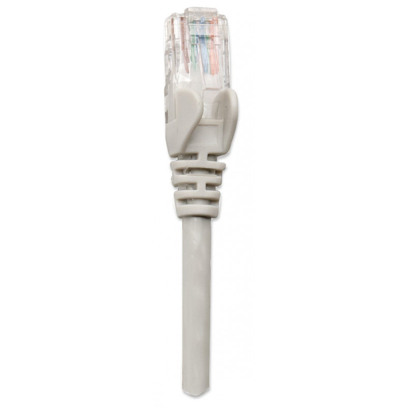 Intellinet Cat6 U/UTP Patch vads, 1,5 m, pelēks, Snagless, varš, 1 Gbps