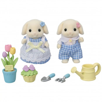 EPOCH Sylvanian Families - Ziedu un dārza rotaļu komplekts ar figūrām