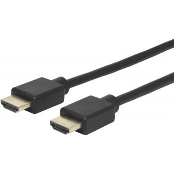 ESTUFF HDMI 1.4 High Speed kabelis ar Ethernet 5m 4K 3D ARC melns