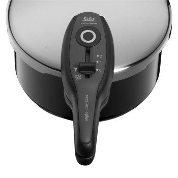 SILIT Silargan Sicomatic t-Plus 4,5L + 3,0L 22cm melns spiediena katlu komplekts
