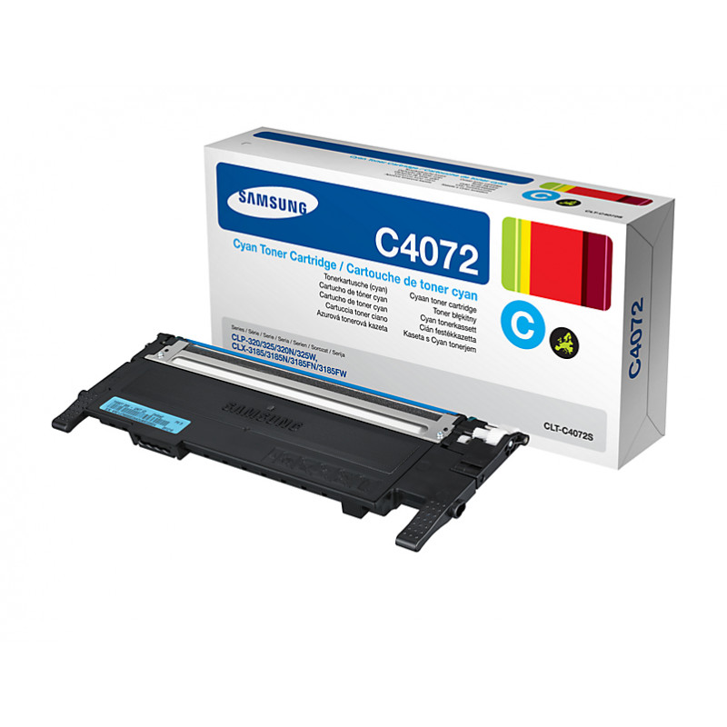 Samsung CLT-K4072S/ELS melnais tonera kārtridžs CLP-320, CLP-325, CLX-3185 sērijām