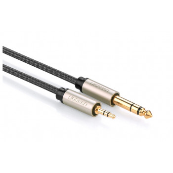 UGREEN 3.5mm vīriešu uz 3.5mm vīriešu TRS audio kabelis 5m pelēks (10630)