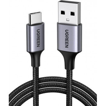 Ugreen USB uz USB-C QC 3.0 0,25m melns
