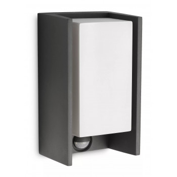 Philips myGarden IR ES sienas lampa Bridge 42W ar kustību sensoru, antracīta