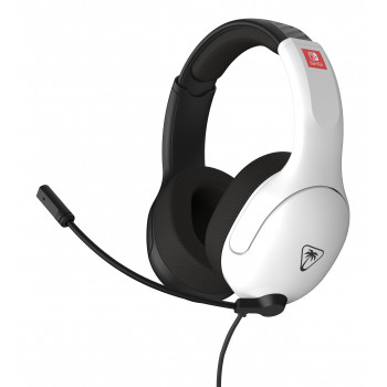 Turtle Beach Airlite Fit Headset NS melnbalta — vadu virsauss spēļu austiņas ar flip-to-mute mikrofonu