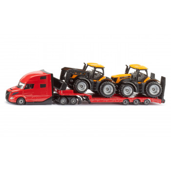 SIKU 1785 SUPER Volvo kravas auto ar JCB traktoriem