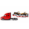 SIKU 1785 SUPER Volvo kravas auto ar JCB traktoriem
