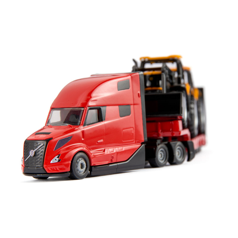 SIKU 1785 SUPER Volvo kravas auto ar JCB traktoriem