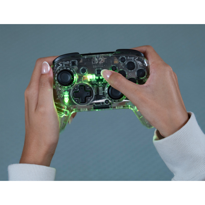 Turtle Beach Afterglow Transparent Wireless RGB spēļu kontrolieris Nintendo Switch 2