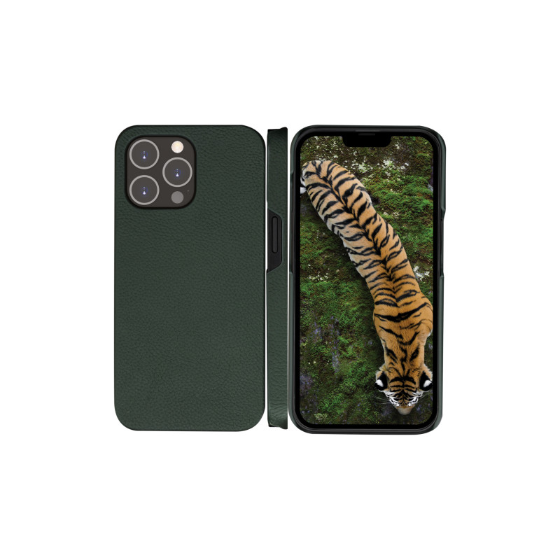 dbramante1928 New York apvalks ar vāciņu Apple iPhone 14 Pro - Evergreen - ilgtspējīga pilngraudu āda