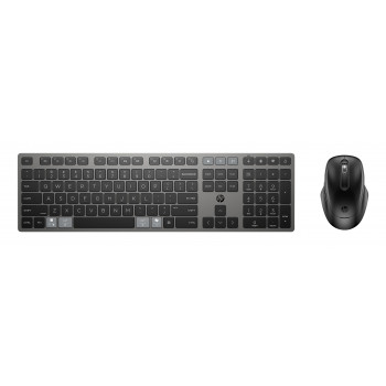 HP 720 Multi-Device Rechargeable Wireless Keyboard and Mouse Combo 9T5A9AA#ABF