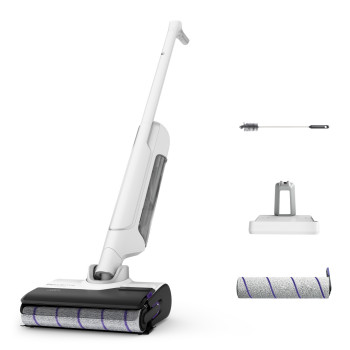 Rowenta GZ7540 X-Clean 10 bezvadu mitrās un sausās tīrīšanas putekļsūcējs, 60 min darbības laiks, pašattīrošs un pašizžāvējošs, LED displejs, 3 režīmi, 0,9 L tīrā ūdens tvertne