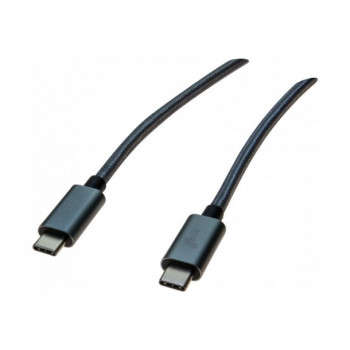 EXERTIS CONNECT USB 3.1 Type-C kabelis 10 Gbps melns 532483