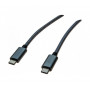 EXERTIS CONNECT USB 3.1 Type-C kabelis 10 Gbps melns 532483