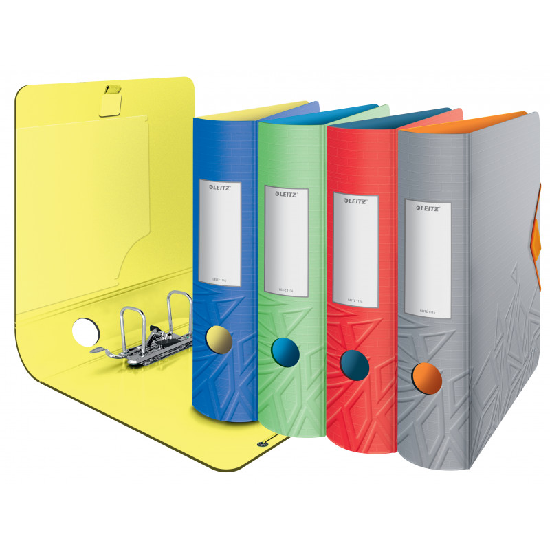 LEITZ Active Urban Chic sviras arhivēšanas mape A4 82 mm gaiši zaļa (1116-00-50)