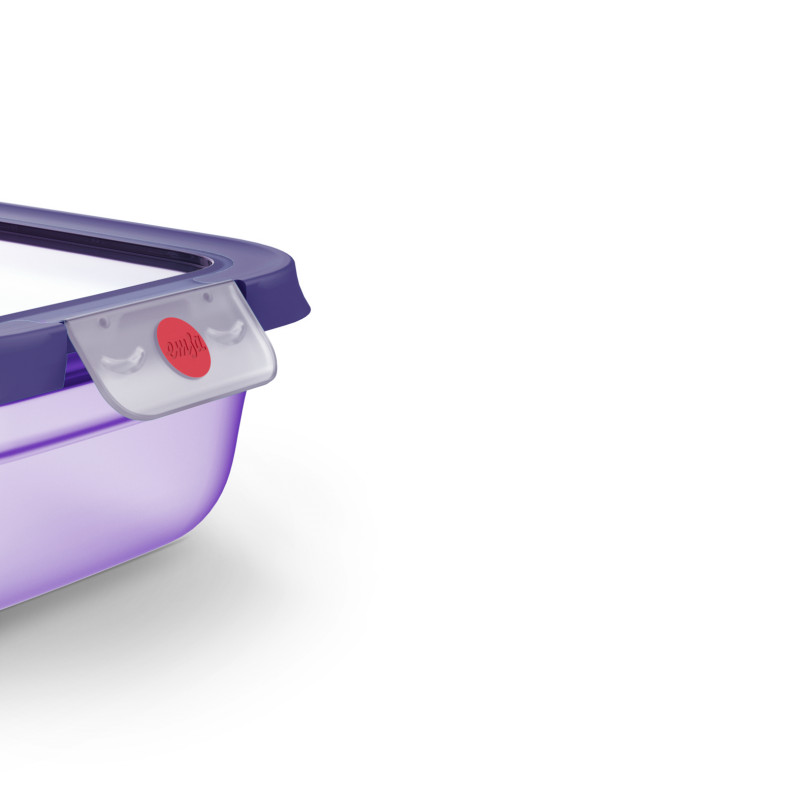 EMSA ONE CLICK pārtikas uzglabāšanas trauks 1,2L violets 3110601754