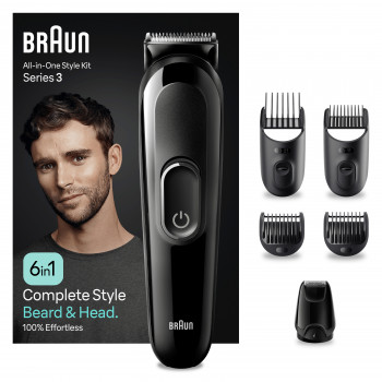 Braun All-in-One Style Kit MGK3420 daudzfunkcionāls bārdas un matu trimmeris 4210201446774