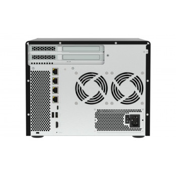 QNAP TVS-H877AX-R5-16G 8 līmeņu QuTS hero NAS, AMD Ryzen V1500B, 16GB RAM, 2x2.5GbE, 2U plaukta montāža