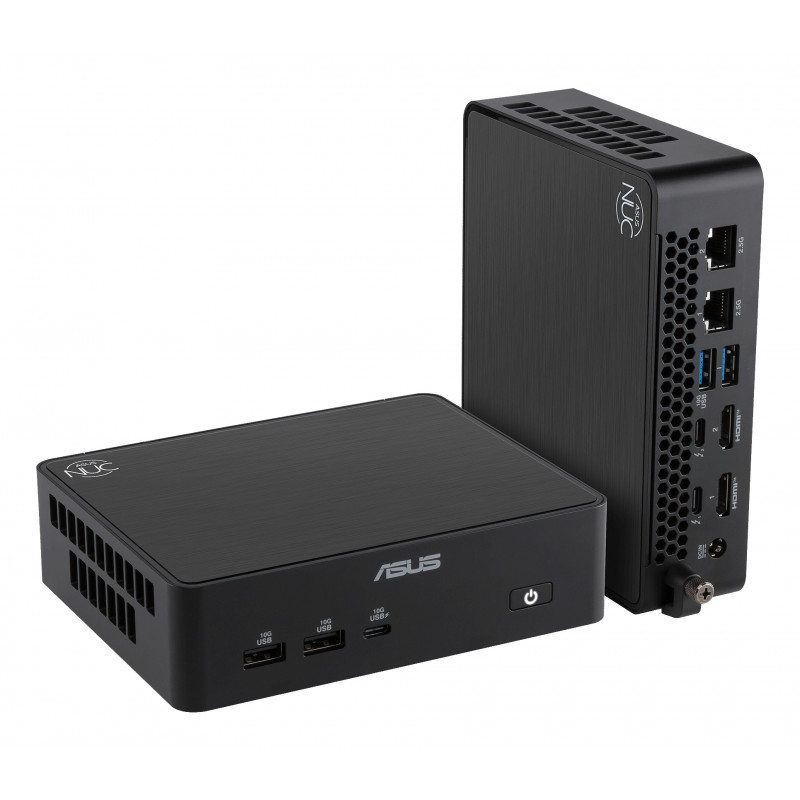 ASUS NUC 16 Pro RNUC16GDKU7684N2 Mini PC ar Intel Core Ultra 7 356H, 32GB RAM, 1TB SSD, Wi-Fi 6E, melns 90AS00Q1-M002L0