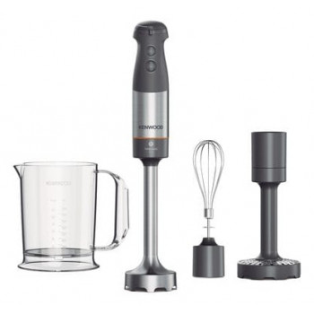 Kenwood 0W22111072 rokas blenderis, 1000 W, mainīgs ātrums, nerūsējošā tērauda kāja, balts/pelēks