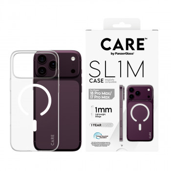 PanzerGlass CARE™ SL1M vāciņš caurspīdīgs ar MagSafe iPhone 17 Pro Max