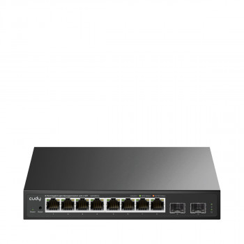 Cudy GS108ES2 8 portu Gigabit Ethernet komutators ar 2 SFP uplink