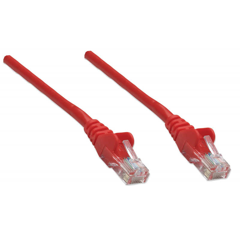 Intellinet Cat6 UTP tīkla kabelis, 2x RJ45, formēti, 7,5 m, sarkans (342193)