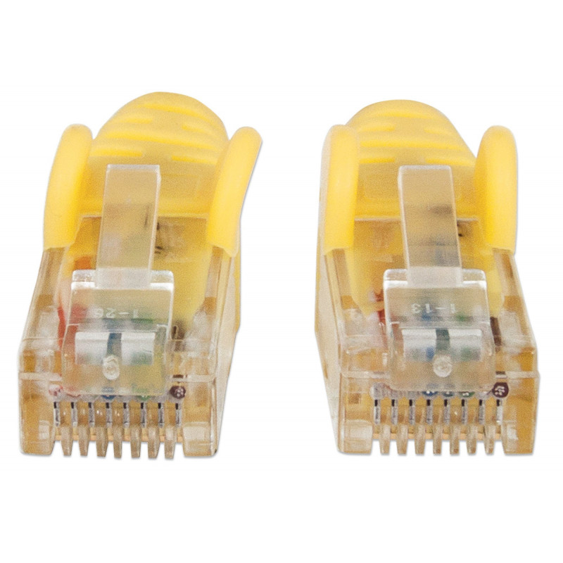Intellinet Cat6 UTP tīkla kabelis, 2 x RJ-45, liets, 7,5 m, dzeltens (342391)