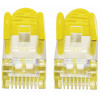 Intellinet High Performance Cat.7 SFTP tīkla savienojuma kabelis, 15 m, RJ-45 male to RJ-45 male, dzeltens, bez halogēniem, snagless 741125
