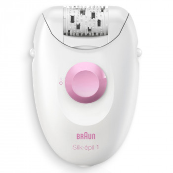 Braun Silk-épil 1 SE1-000 epilators (balts/rozā) 7500435224949
