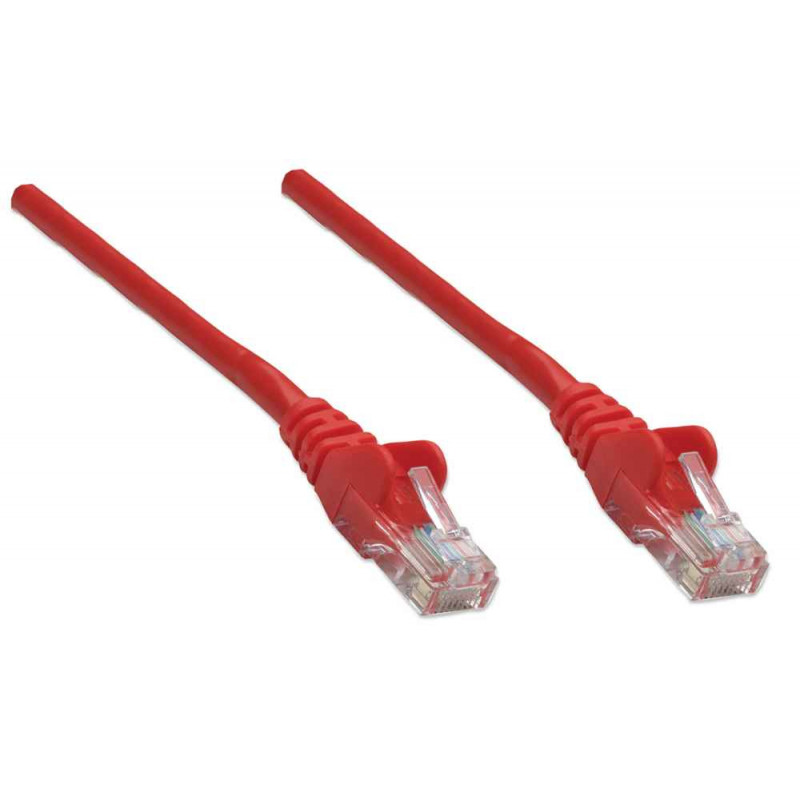 Intellinet Cat6 UTP tīkla kabelis, RJ45, formēts, 1,5 m, sarkans 342155