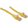 Intellinet Cat6 UTP savienojuma kabelis, 2 x RJ45, liets savienotājs, 15,0 m, dzeltens (342407)