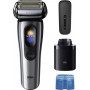 Braun NEVO 17000cc elektriskais skuveklis ar Clean&Charge staciju, 5 režīmi, 360° galva, hroms/sudrabs 349659