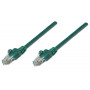 Intellinet Cat6 UTP tīkla kabelis, 2 x RJ-45, lietais, 15,0 m, zaļš (342537)