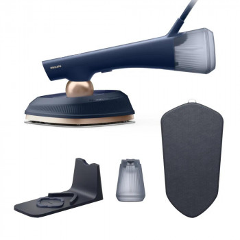 Philips OneTurn 2-in-1 tvaika gludeklis GC215/20 Navy Blue