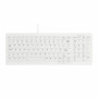 CHERRY Active Key MedicalKey AK-C7000F-U1-W/UK Vadu USB klaviatūra, balta/gaisi pelēka, IP68 noslēgta, dezinficējama