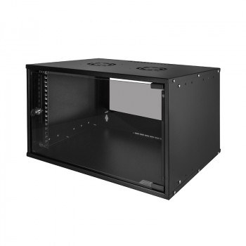 LogiLink 19 inch sienas skapītis ECO 6U melns (W06C55B)