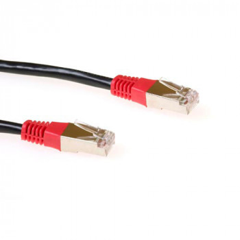 ACT 2m LSZH F/UTP Cat5e krustotais tīkla kabelis, melns IB5102