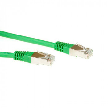 ACT zaļš 1,5 m F/UTP CAT5e tīkla kabelis ar RJ45 savienotājiem (IB7751)