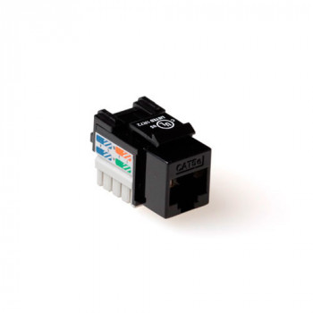 ACT CAT5E Keystone Jack UTP Punch Down melns (TD5014)