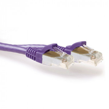 ACT 10m violets Cat6a S/FTP LSZH snagless tīkla kabelis FB8710