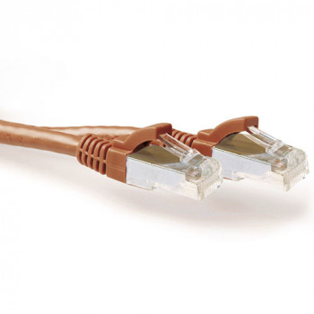 ACT FB2207 7m Cat6a S/FTP tīkla kabelis, brūns