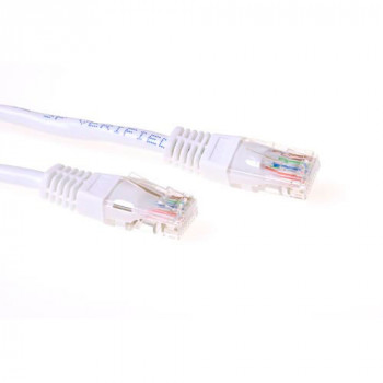 ACT balts 15m U/UTP CAT5e tīkla kabelis ar RJ45 savienotājiem IB5415