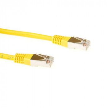 ACT FB9802 Cat6 S/FTP PIMF tīkla kabelis, dzeltens, 2m, 10 Gbps, RJ45
