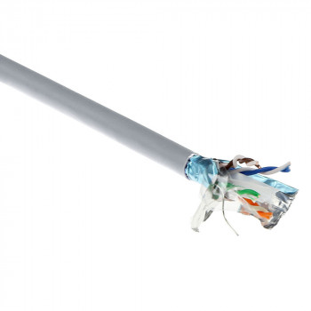 ACT CAT6A F/UTP solid twisted pair cable, PVC, AWG 23, CPR: B2ca, 305 m XS6120