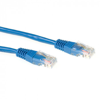 ACT Blue 5m LSZH U/UTP CAT6A tīkla kabelis ar RJ45 savienotājiem IB1305