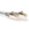 ACT CAT6A S/FTP LSZH snagless savienojošais kabelis, pelēks, 0,25 m FB7052