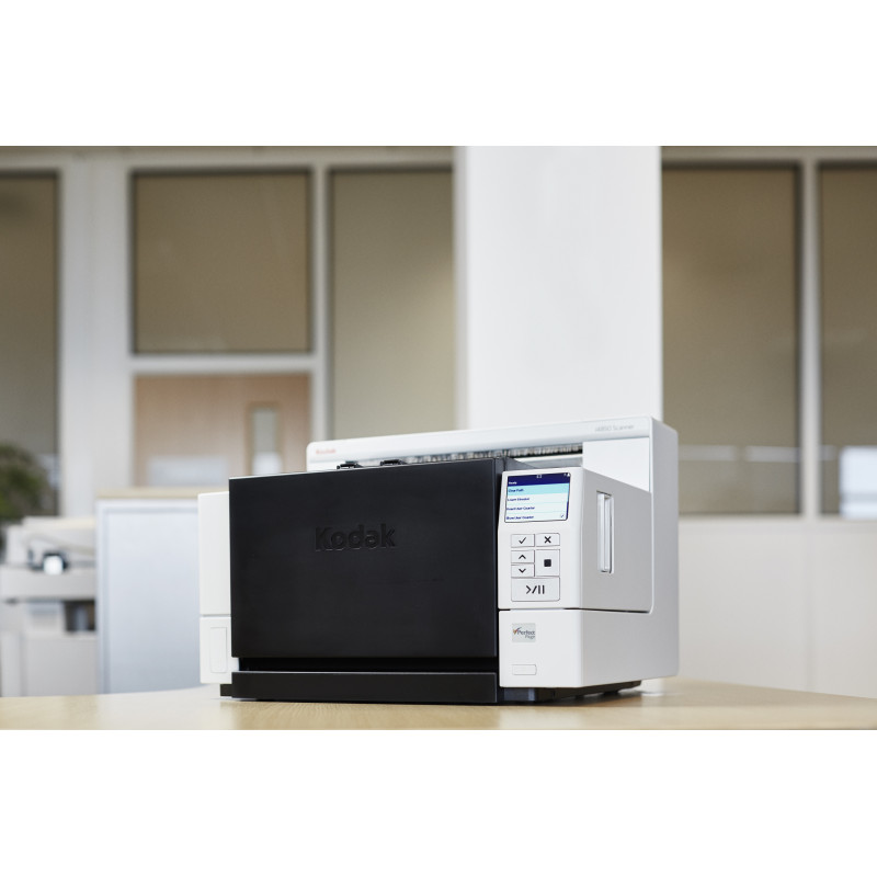 Kodak i4650 liela apjoma dokumentu skeneris, 130 ppm abpusēja skenēšana, 500 lapu ADF, USB 3.0